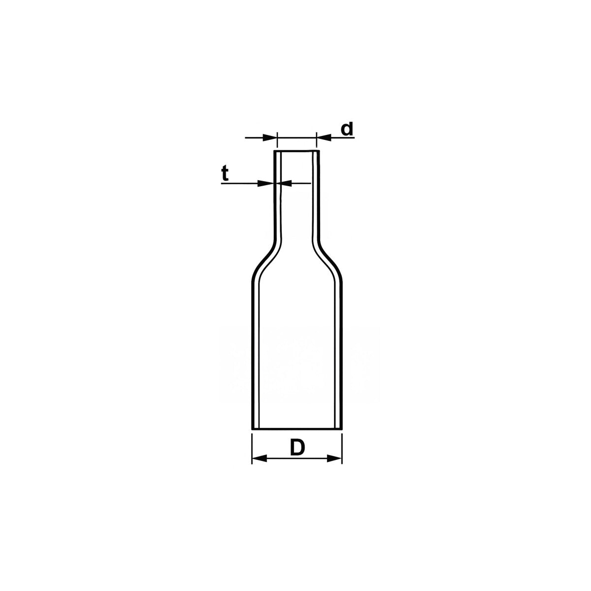 WATTSTUNDE® Schrumpfschlauch 4,8/2,4 mm 10 m schwarz