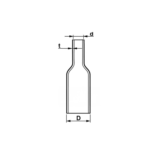 WATTSTUNDE® Schrumpfschlauch 9,5/4,8 mm 5 m schwarz