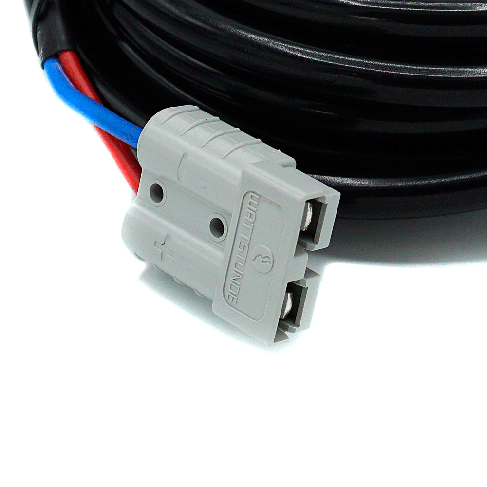 WATTSTUNDE® Verlängerungskabel (2 x) 4 mm² A50/A50 10 m schwarz